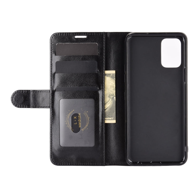 For LG K52 R64 Texture Single Horizontal Flip Protective Case with Holder & Card Slots & Wallet& Photo Frame