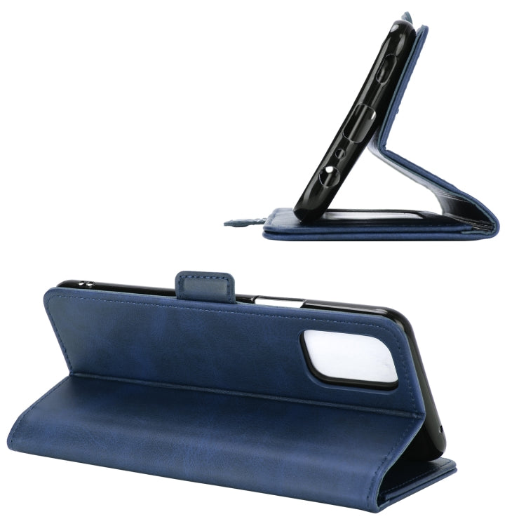 For LG K52 Dual-side Magnetic Buckle Horizontal Flip Leather Case with Holder & Card Slots & Wallet