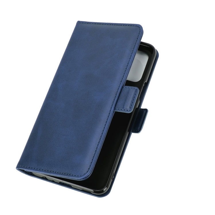 For LG K52 Dual-side Magnetic Buckle Horizontal Flip Leather Case with Holder & Card Slots & Wallet