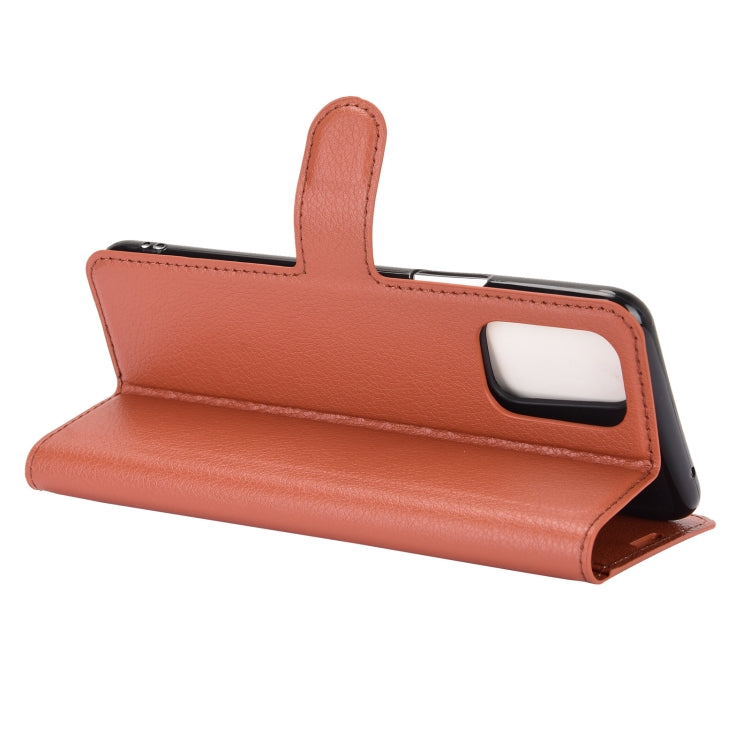 For LG K52 Litchi Texture Horizontal Flip Protective Case with Holder & Card Slots & Wallet