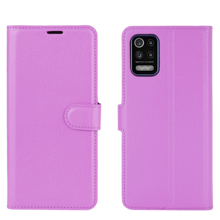 For LG K52 Litchi Texture Horizontal Flip Protective Case with Holder & Card Slots & Wallet