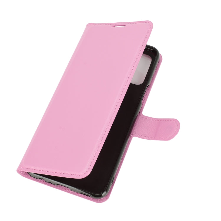 For LG K52 Litchi Texture Horizontal Flip Protective Case with Holder & Card Slots & Wallet