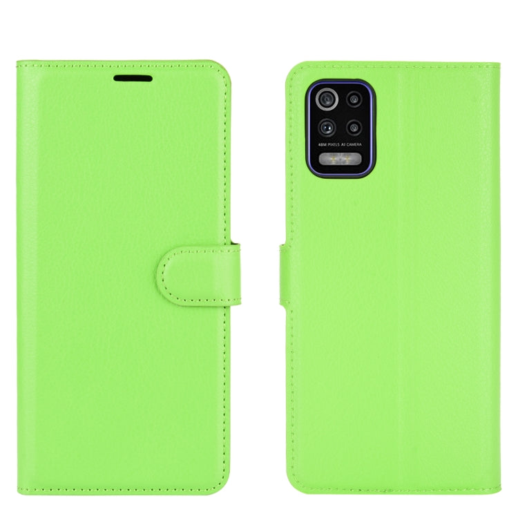 For LG K52 Litchi Texture Horizontal Flip Protective Case with Holder & Card Slots & Wallet