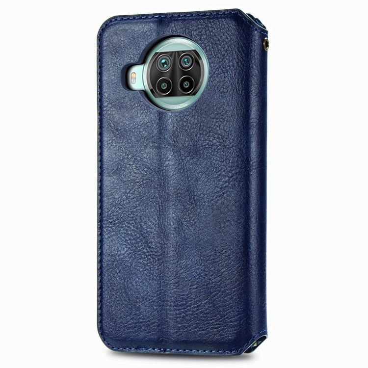 For Xiaomi Mi 10T Lite 5G Cubic Grid Pressed Horizontal Flip Magnetic PU Leather Case with Holder & Card Slots & Wallet