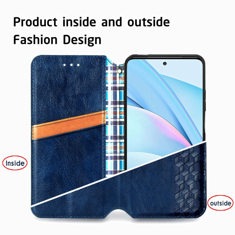 For Xiaomi Mi 10T Lite 5G Cubic Grid Pressed Horizontal Flip Magnetic PU Leather Case with Holder & Card Slots & Wallet