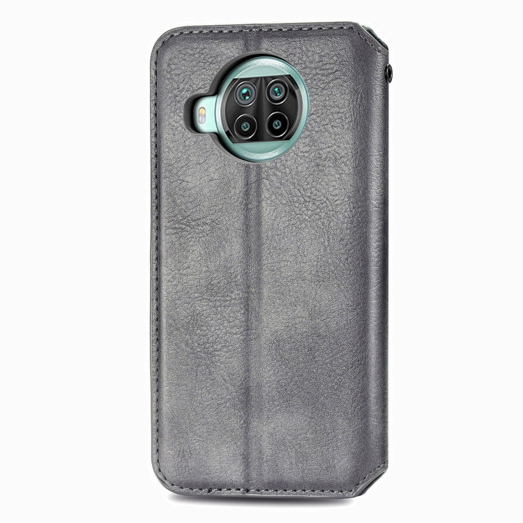 For Xiaomi Mi 10T Lite 5G Cubic Grid Pressed Horizontal Flip Magnetic PU Leather Case with Holder & Card Slots & Wallet