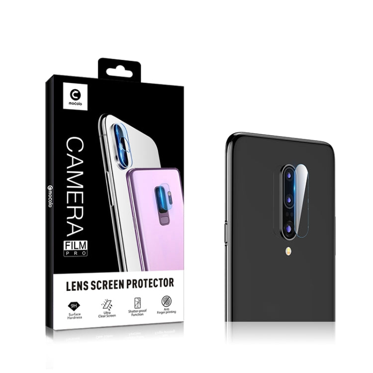 mocolo 0.15mm 9H 2.5D Round Edge Rear Camera Lens Tempered Glass Film for OnePlus 7 Pro (Transparent)
