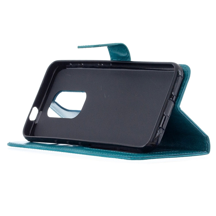 For Motorola MOTO G9 Play Crazy Horse Texture Horizontal Flip Leather Case with Holder & Card Slots & Wallet & Photo Frame