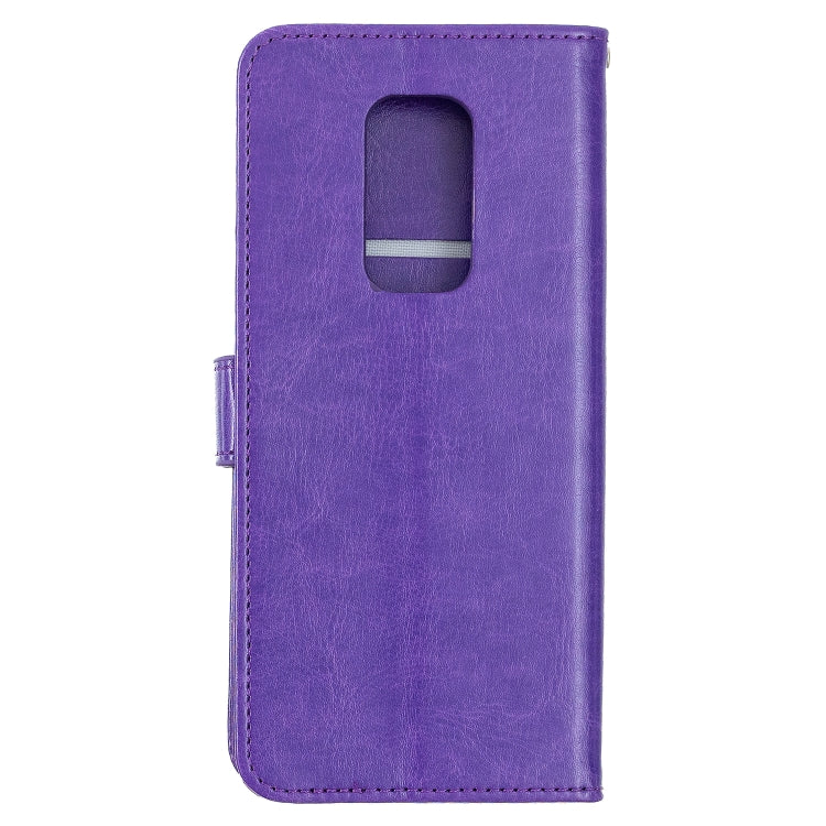 For Motorola MOTO G9 Play Crazy Horse Texture Horizontal Flip Leather Case with Holder & Card Slots & Wallet & Photo Frame