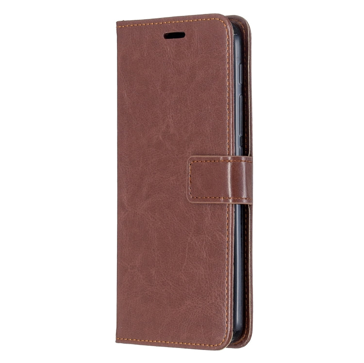 For Motorola MOTO G9 Play Crazy Horse Texture Horizontal Flip Leather Case with Holder & Card Slots & Wallet & Photo Frame