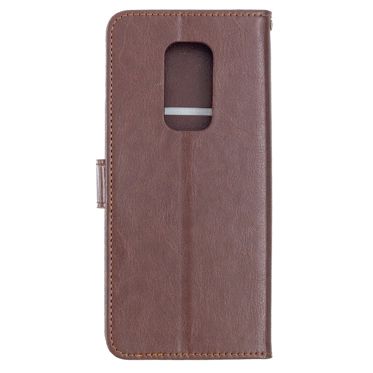 For Motorola MOTO G9 Play Crazy Horse Texture Horizontal Flip Leather Case with Holder & Card Slots & Wallet & Photo Frame