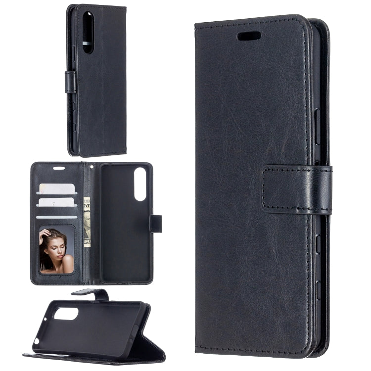 For Sony Xperia 5 II Crazy Horse Texture Horizontal Flip Leather Case with Holder & Card Slots & Wallet & Photo Frame