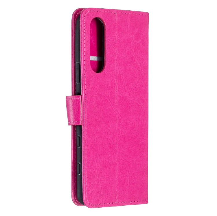 For Sony Xperia 5 II Crazy Horse Texture Horizontal Flip Leather Case with Holder & Card Slots & Wallet & Photo Frame