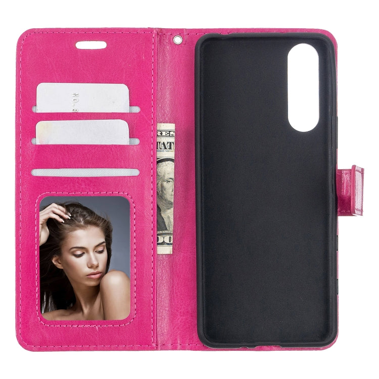 For Sony Xperia 5 II Crazy Horse Texture Horizontal Flip Leather Case with Holder & Card Slots & Wallet & Photo Frame