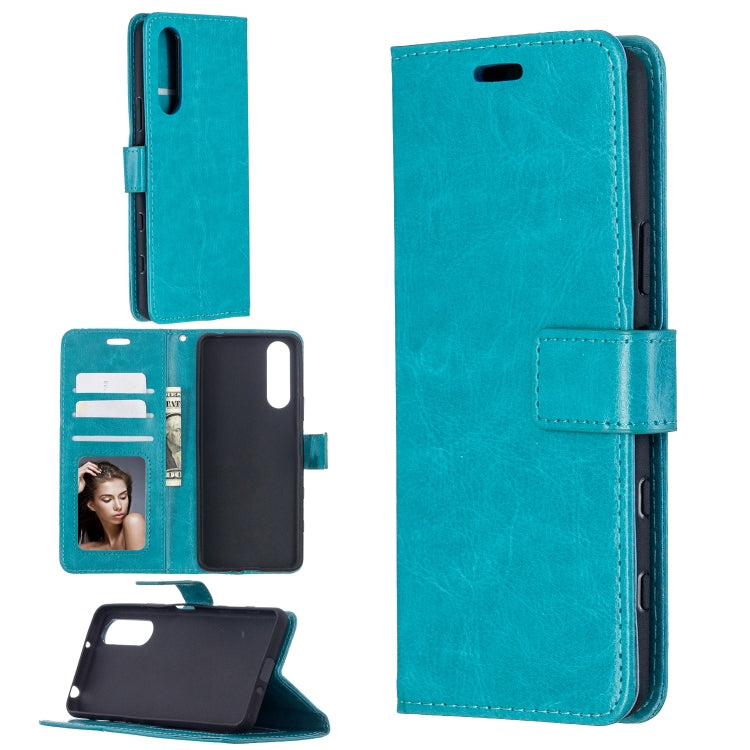 For Sony Xperia 5 II Crazy Horse Texture Horizontal Flip Leather Case with Holder & Card Slots & Wallet & Photo Frame