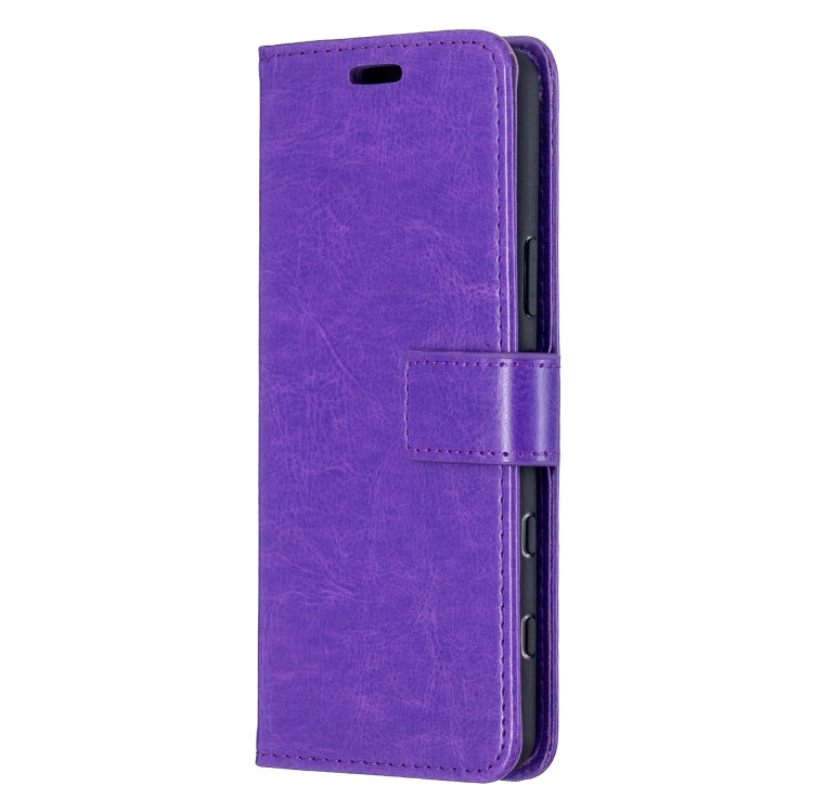 For Sony Xperia 5 II Crazy Horse Texture Horizontal Flip Leather Case with Holder & Card Slots & Wallet & Photo Frame