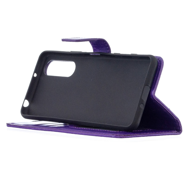 For Sony Xperia 5 II Crazy Horse Texture Horizontal Flip Leather Case with Holder & Card Slots & Wallet & Photo Frame