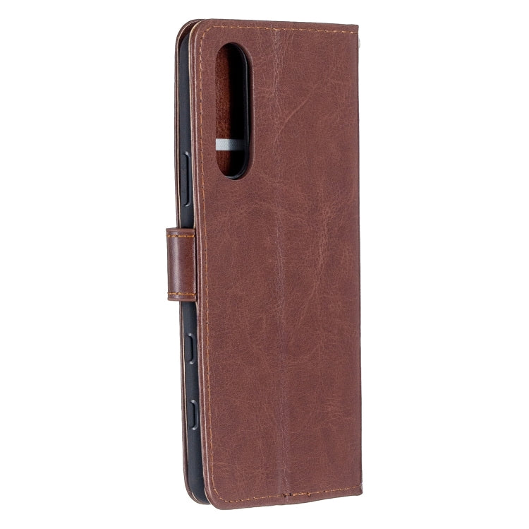 For Sony Xperia 5 II Crazy Horse Texture Horizontal Flip Leather Case with Holder & Card Slots & Wallet & Photo Frame