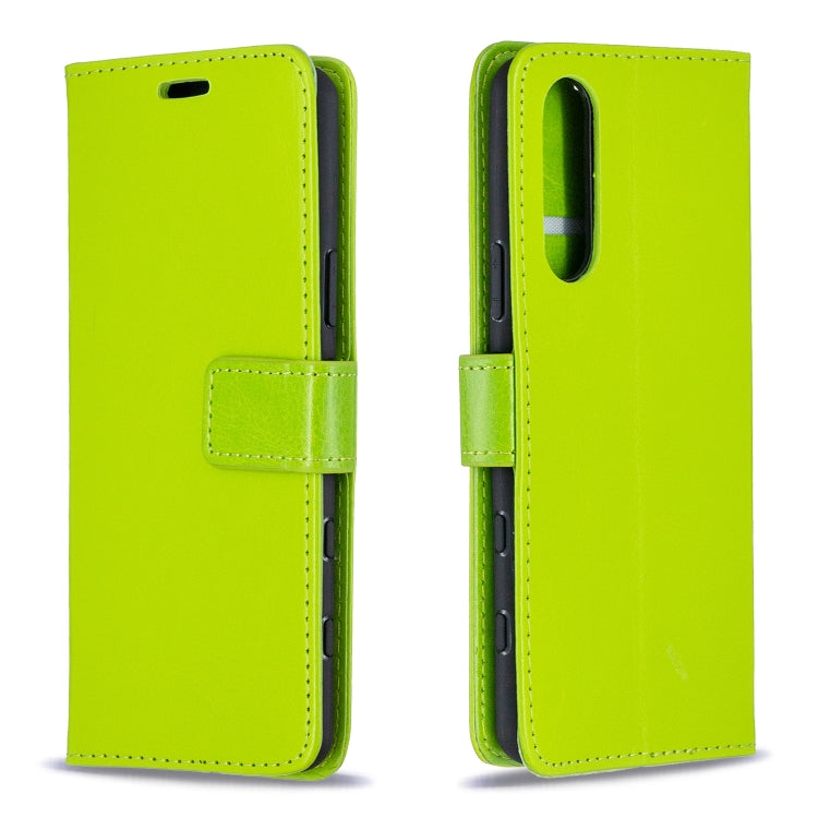 For Sony Xperia 5 II Crazy Horse Texture Horizontal Flip Leather Case with Holder & Card Slots & Wallet & Photo Frame