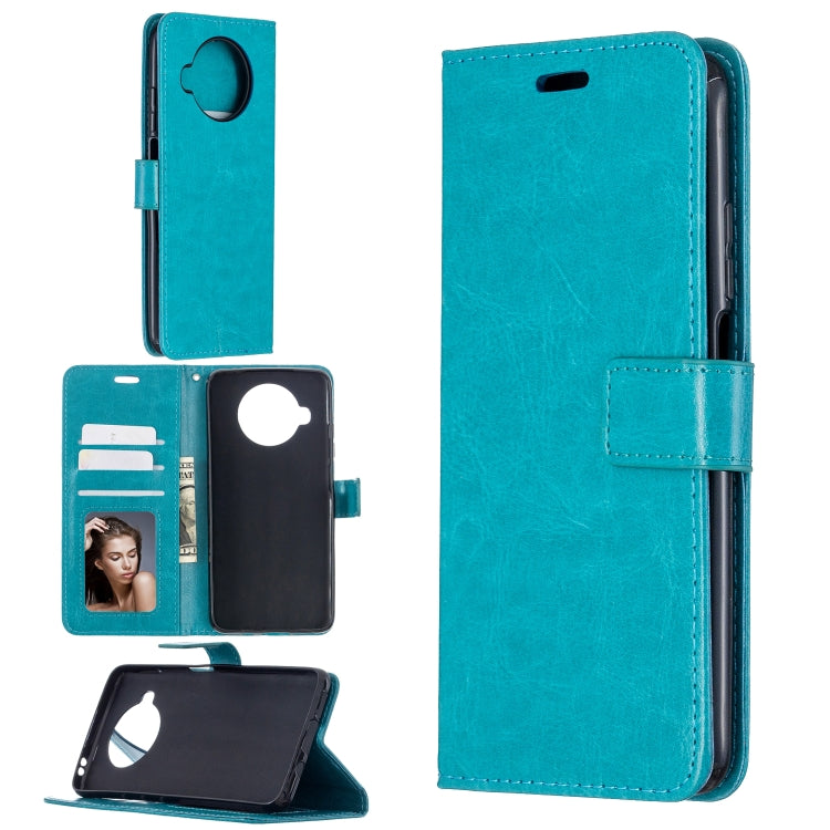 For Xiaomi Mi 10T Lite Crazy Horse Texture Horizontal Flip Leather Case with Holder & Card Slots & Wallet & Photo Frame