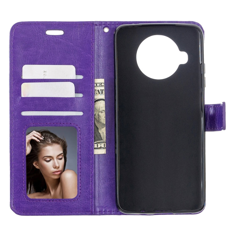 For Xiaomi Mi 10T Lite Crazy Horse Texture Horizontal Flip Leather Case with Holder & Card Slots & Wallet & Photo Frame
