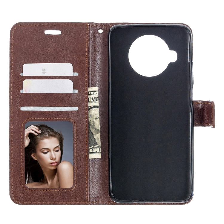 For Xiaomi Mi 10T Lite Crazy Horse Texture Horizontal Flip Leather Case with Holder & Card Slots & Wallet & Photo Frame