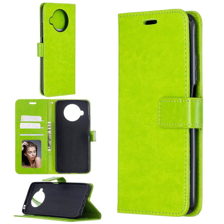 For Xiaomi Mi 10T Lite Crazy Horse Texture Horizontal Flip Leather Case with Holder & Card Slots & Wallet & Photo Frame