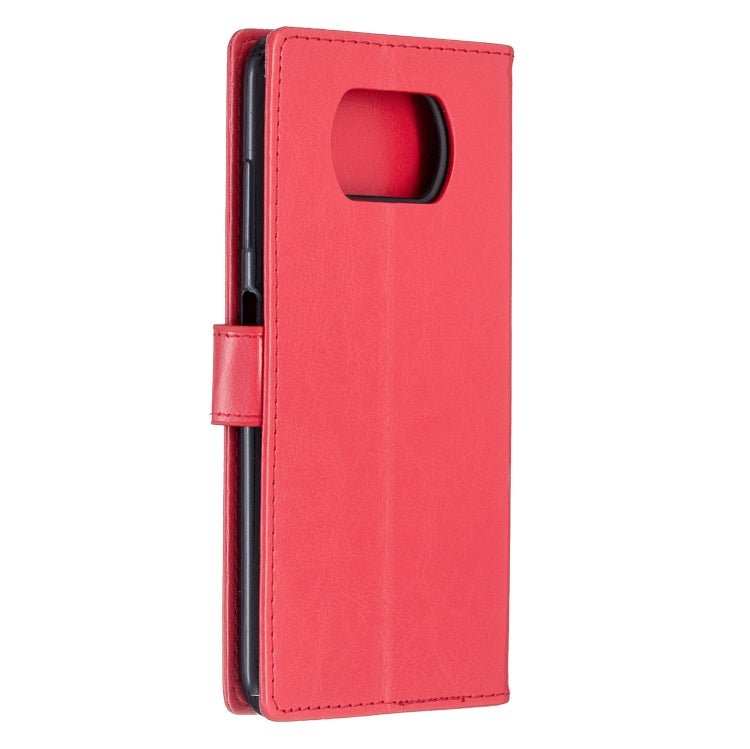 For Xiaomi Poco X3 NFC Crazy Horse Texture Horizontal Flip Leather Case with Holder & Card Slots & Wallet & Photo Frame