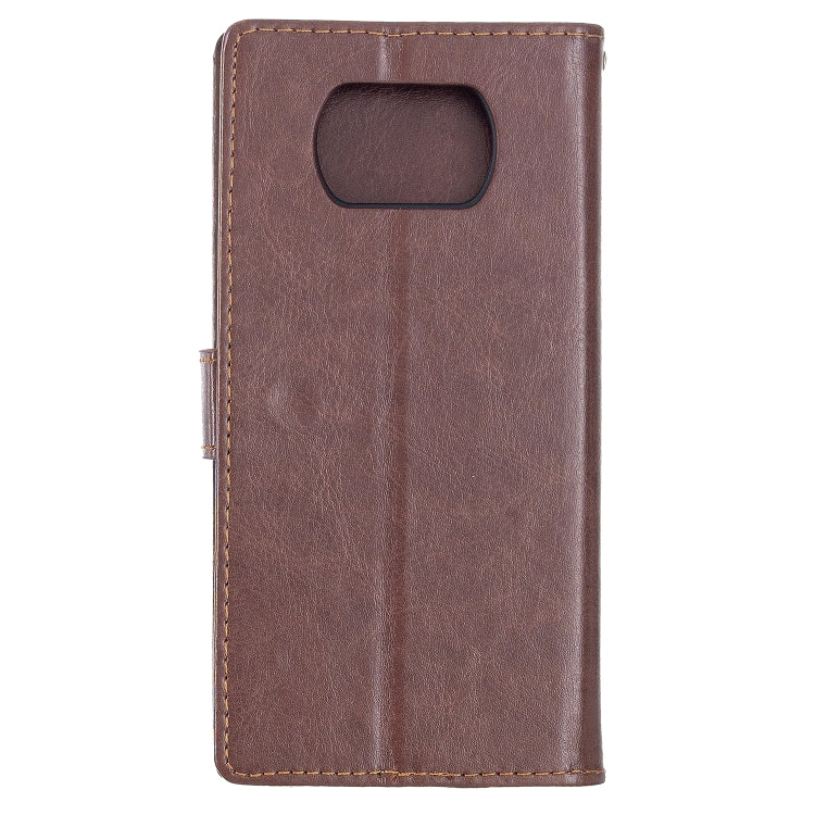 For Xiaomi Poco X3 NFC Crazy Horse Texture Horizontal Flip Leather Case with Holder & Card Slots & Wallet & Photo Frame