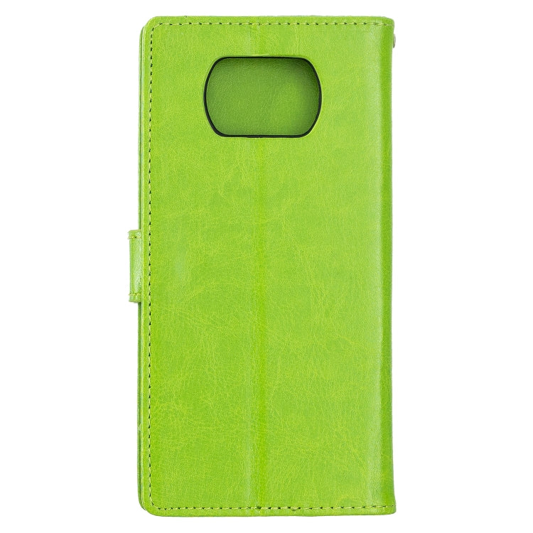 For Xiaomi Poco X3 NFC Crazy Horse Texture Horizontal Flip Leather Case with Holder & Card Slots & Wallet & Photo Frame