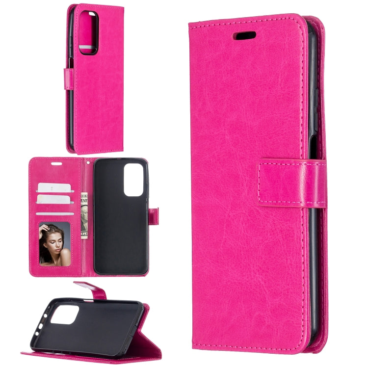 For Xiaomi Mi 10T Pro Crazy Horse Texture Horizontal Flip Leather Case with Holder & Card Slots & Wallet & Photo Frame