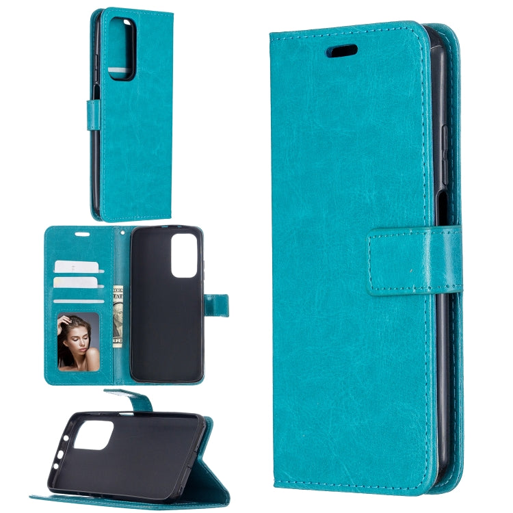 For Xiaomi Mi 10T Pro Crazy Horse Texture Horizontal Flip Leather Case with Holder & Card Slots & Wallet & Photo Frame