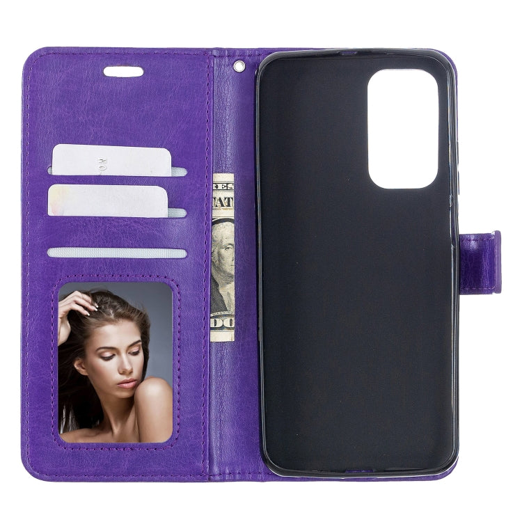 For Xiaomi Mi 10T Pro Crazy Horse Texture Horizontal Flip Leather Case with Holder & Card Slots & Wallet & Photo Frame
