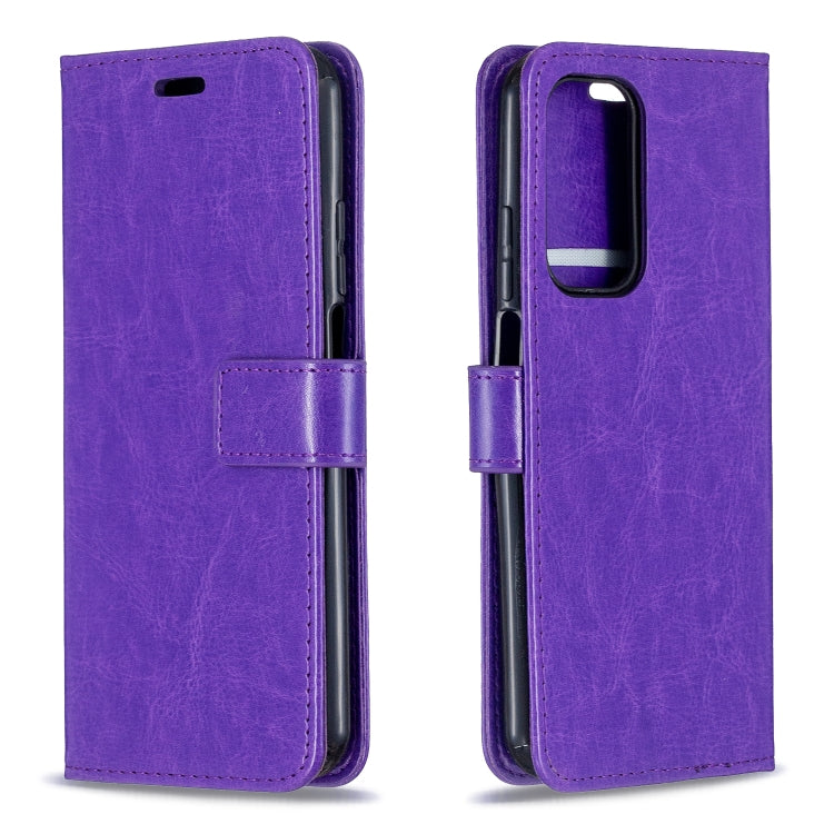 For Xiaomi Mi 10T Pro Crazy Horse Texture Horizontal Flip Leather Case with Holder & Card Slots & Wallet & Photo Frame