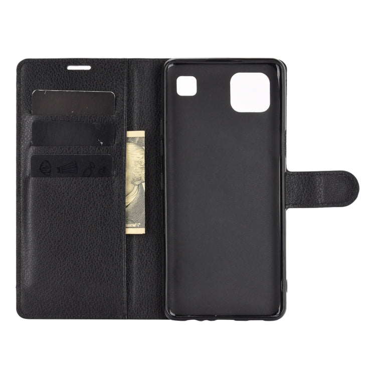 For LG K92 5G Litchi Texture Horizontal Flip Protective Case with Holder & Card Slots & Wallet