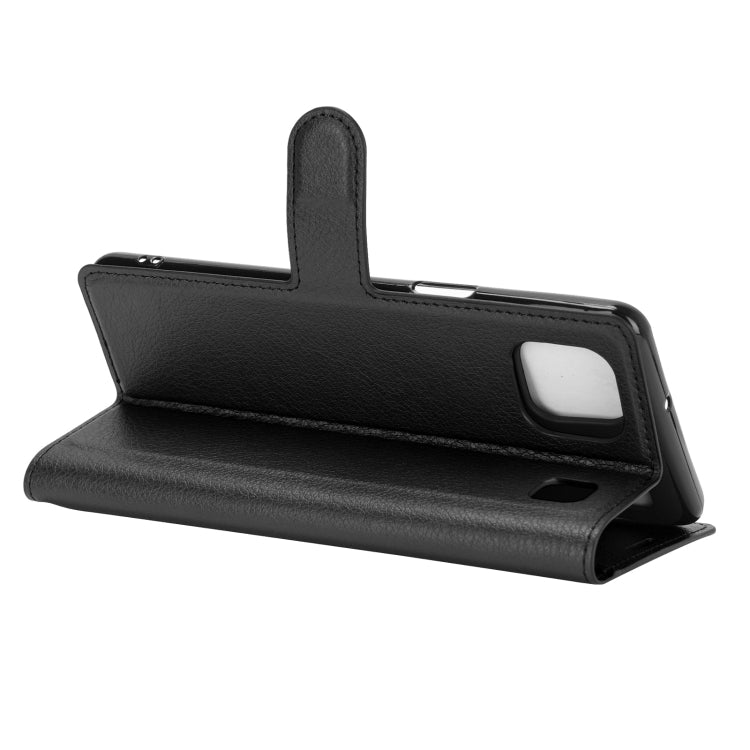 For LG K92 5G Litchi Texture Horizontal Flip Protective Case with Holder & Card Slots & Wallet