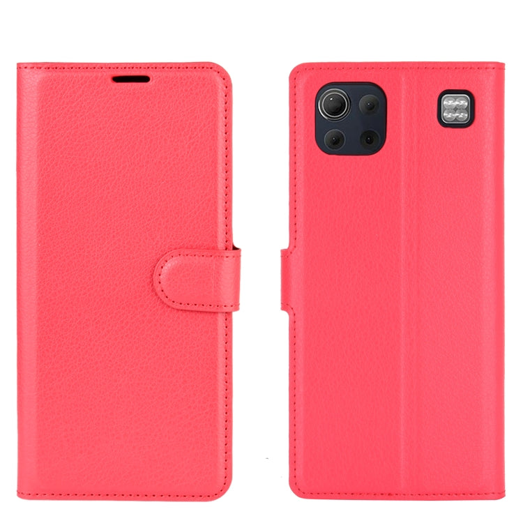 For LG K92 5G Litchi Texture Horizontal Flip Protective Case with Holder & Card Slots & Wallet