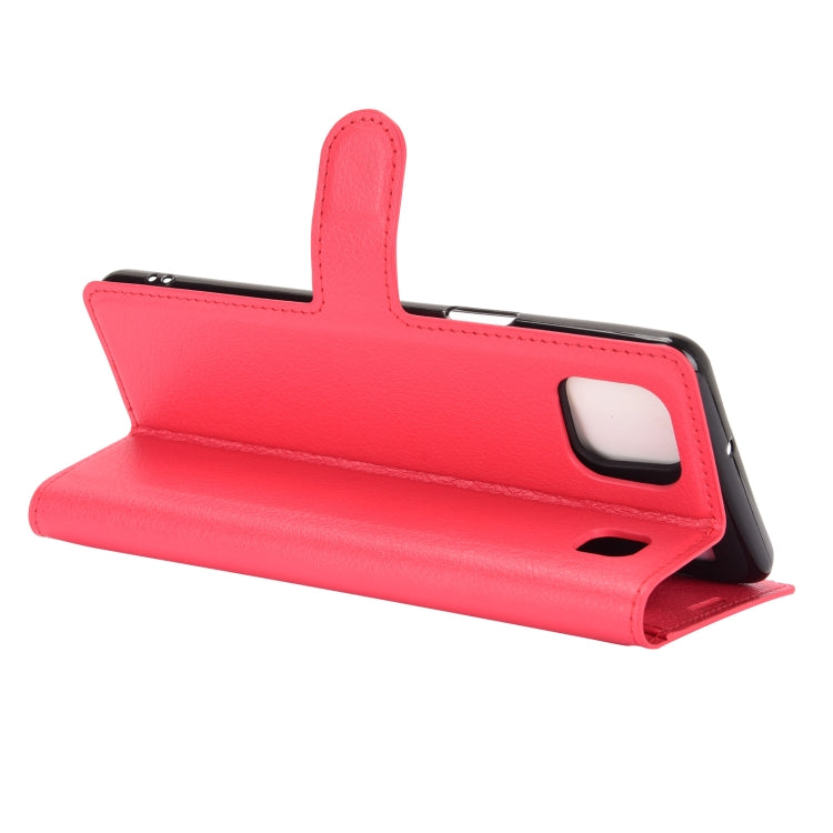 For LG K92 5G Litchi Texture Horizontal Flip Protective Case with Holder & Card Slots & Wallet