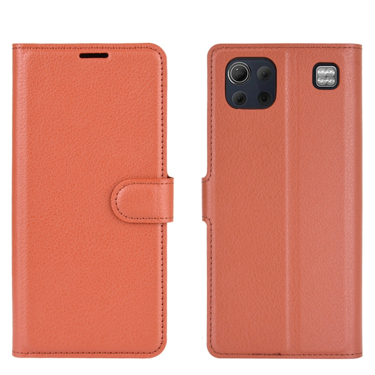 For LG K92 5G Litchi Texture Horizontal Flip Protective Case with Holder & Card Slots & Wallet
