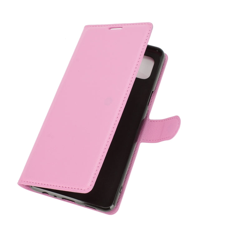 For LG K92 5G Litchi Texture Horizontal Flip Protective Case with Holder & Card Slots & Wallet