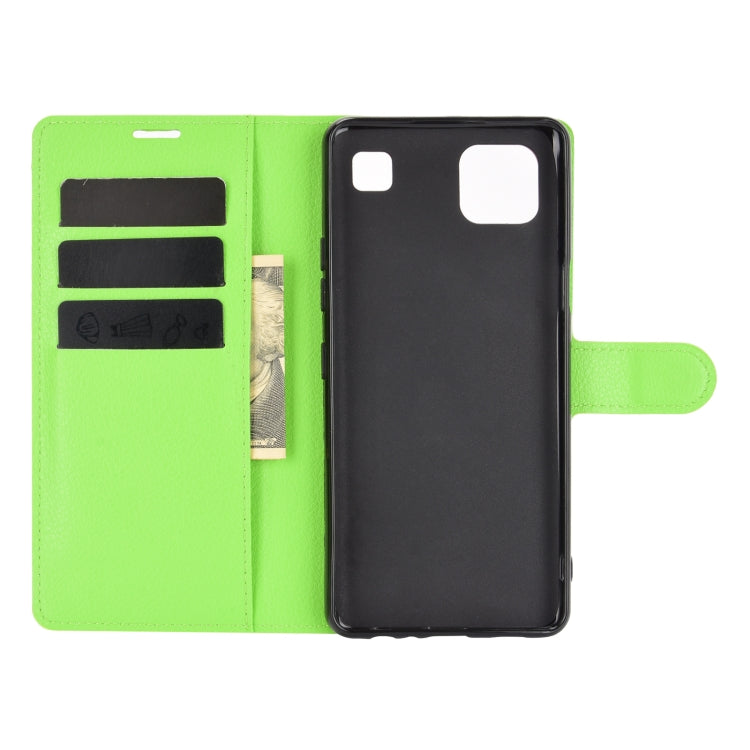 For LG K92 5G Litchi Texture Horizontal Flip Protective Case with Holder & Card Slots & Wallet