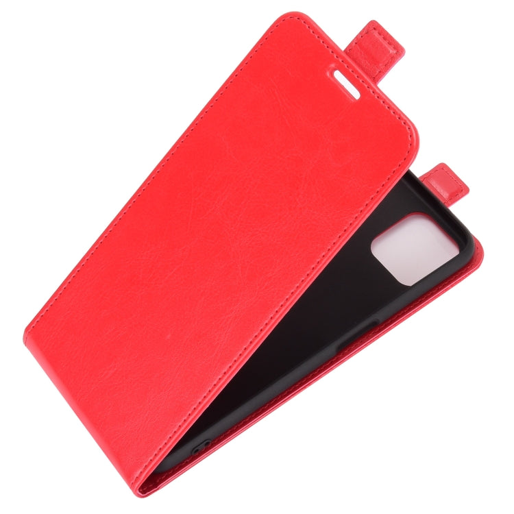 For OPPO A72 / A73 5G R64 Texture Single Vertical Flip Leather Protective Case with Card Slots & Photo Frame