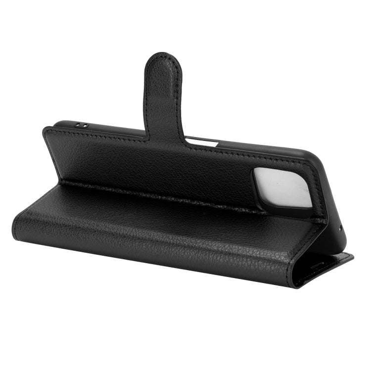 For OPPO A72 / A73 5G Litchi Texture Horizontal Flip Protective Case with Holder & Card Slots & Wallet