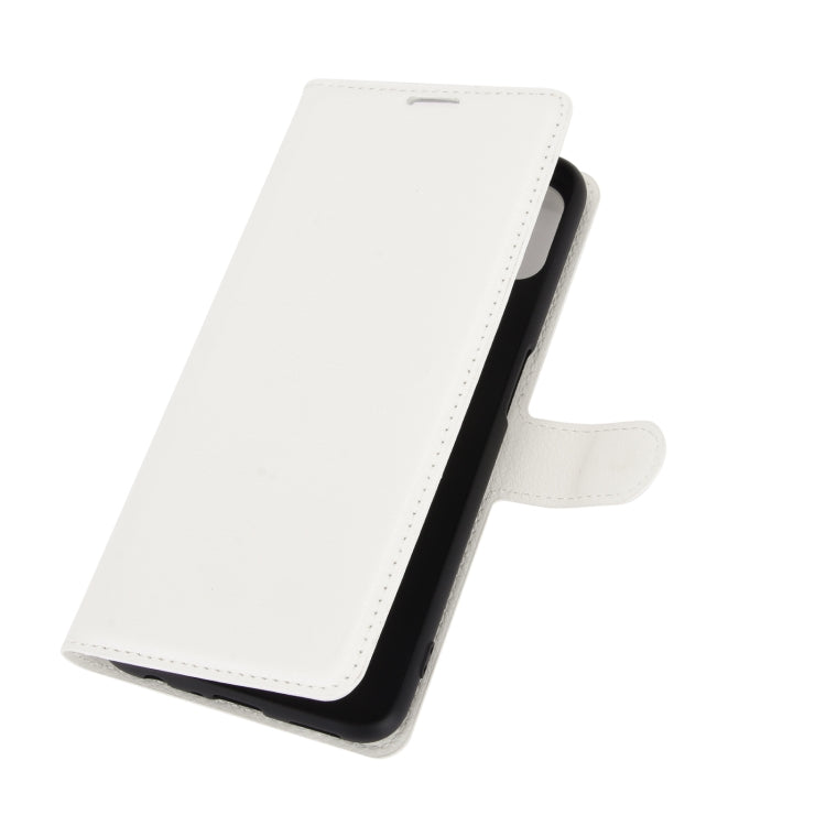 For OPPO A72 / A73 5G Litchi Texture Horizontal Flip Protective Case with Holder & Card Slots & Wallet