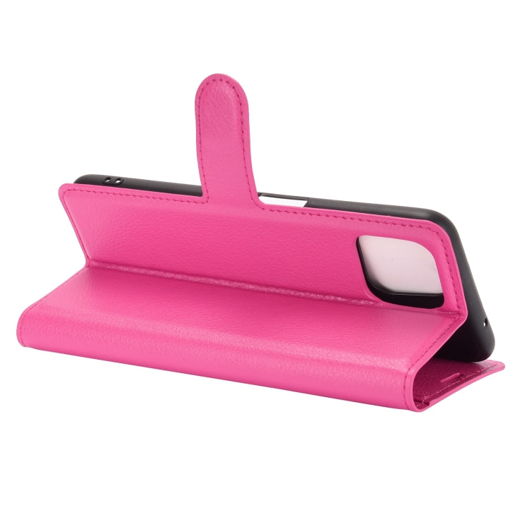 For OPPO A72 / A73 5G Litchi Texture Horizontal Flip Protective Case with Holder & Card Slots & Wallet