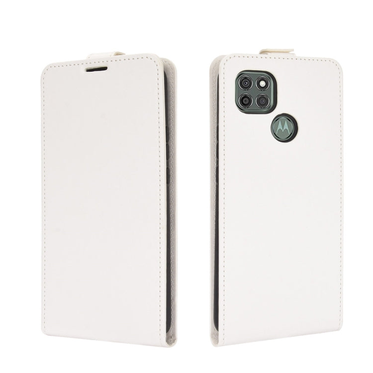 For Motorola Moto G9 Power R64 Texture Single Vertical Flip Leather Protective Case with Card Slots & Photo Frame