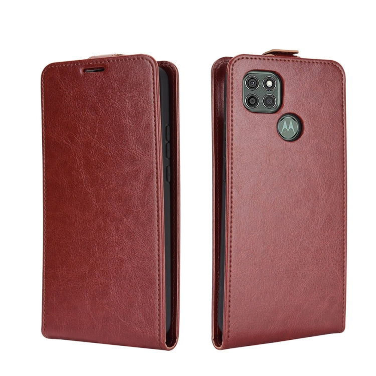 For Motorola Moto G9 Power R64 Texture Single Vertical Flip Leather Protective Case with Card Slots & Photo Frame