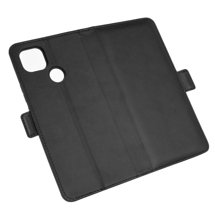 For Motorola Moto G9 Power Dual-side Magnetic Buckle Horizontal Flip Leather Case with Holder & Card Slots & Wallet