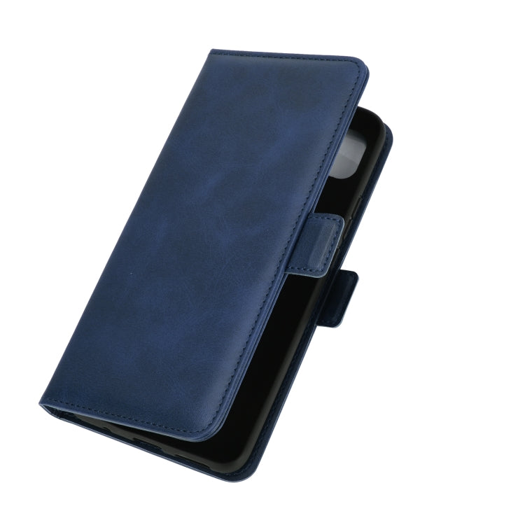 For Motorola Moto G9 Power Dual-side Magnetic Buckle Horizontal Flip Leather Case with Holder & Card Slots & Wallet