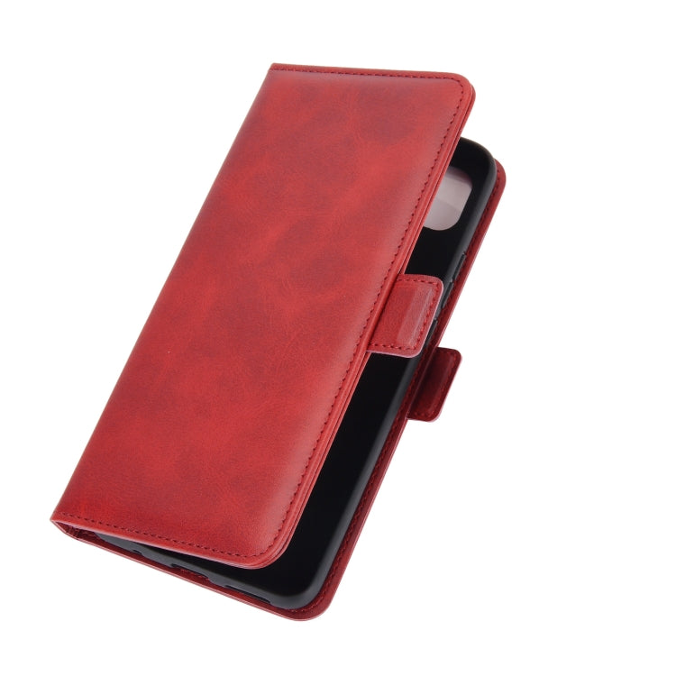 For Motorola Moto G9 Power Dual-side Magnetic Buckle Horizontal Flip Leather Case with Holder & Card Slots & Wallet